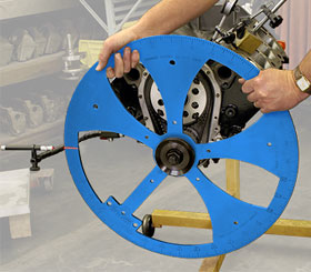 BHJ 24 Inch Laser Degree Wheel